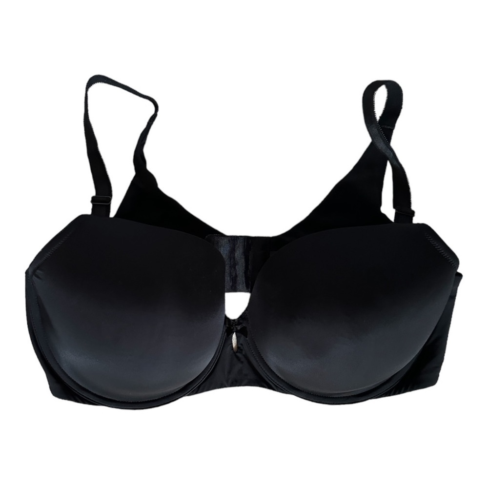 Torrid Smoothing Solid Black Essential T-Shirt Br… - image 1